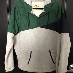 Hollister mens oversized windbreaker